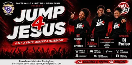 Jump 4 Jesus 2026 – A Day of Praise, Worship & Celebration