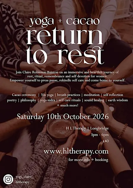 Yoga + Cacao: Return to Rest