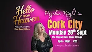 Psychic Night in Cork City with Psychic Medium Fiona Stewart-Williams