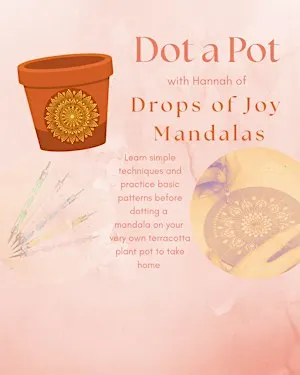 Sip & Dot Mandala Workshop - Dot a Pot