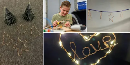 Kerstworkshop voor kinderen: Maak je eigen kerstfiguur van draad!