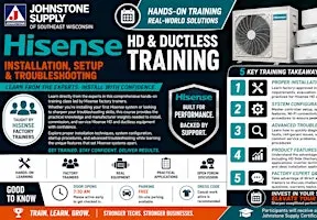 Hisense HD & Ductless Training – Installation, Setup & Troubleshooting
