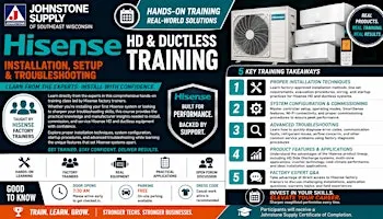 Hisense HD & Ductless Training – Installation, Setup & Troubleshooting