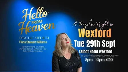 A Psychic Night in Wexford - Talbot Hotel  Fiona Stewart-Williams
