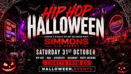 Hip Hop Halloween at Simmons Old Street