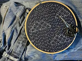 Sashiko mending