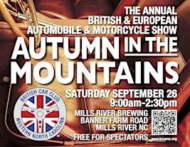 Autumn in the Mountains - British & European Automobile & Motorcycle Show
