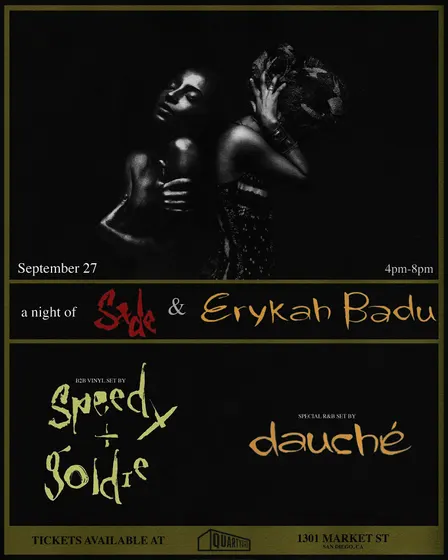 A Night of Sade & Erykah Badu ✨
