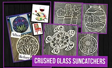 Crushed Glass Suncatcher Workshop