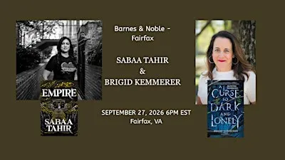 Sabaa Tahir celebrates  the release of EMPIRE - B&N-Fairfax, VA