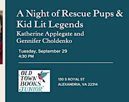 A Night of Rescue Pups & Kid Lit Legends