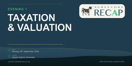 Evening 1 - Taxation and Valuation