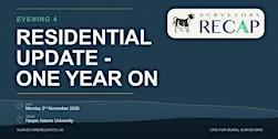 Evening 4 - Residential Update - One Year On
