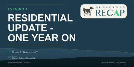 Evening 4 - Residential Update - One Year On