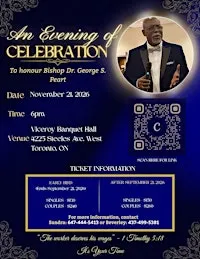 An Evening of Celebration - Honouring Bishop Dr. George S. Peart