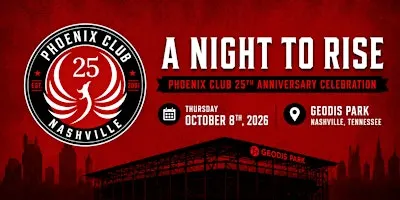 A Night to Rise: Phoenix Club of Nashville 25th Anniversary Celebration