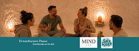 Erwachsenen Pause in der Salzkiste