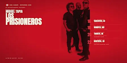 LOS PRISIONEROS con Miguel Tapia - MONTREAL