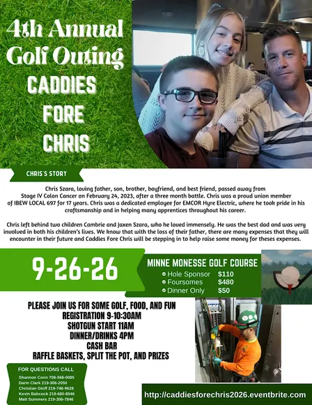 Caddies Fore Chris Golf Outing 2026