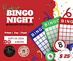 Bookish Bingo at Republic Brewing Co.