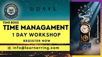 Time Management 1-Day Workshop | Spokane, WA