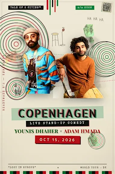 ADAM AND YOUNIS COPENHAGEN COMEDY LIVE