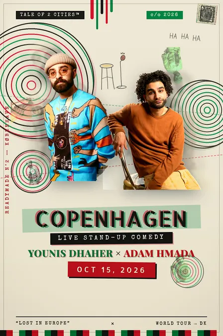 ADAM AND YOUNIS COPENHAGEN COMEDY LIVE
