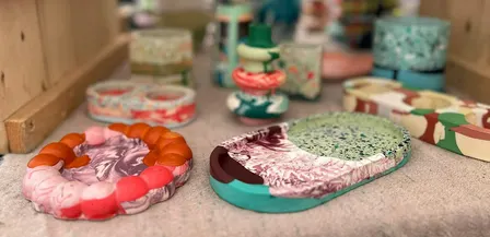 The Jesmonite Make Your Own Gifts Workshop in Ossett, Wakefield