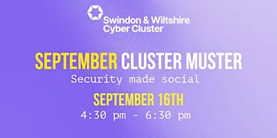 16 September 2026  Cluster Muster