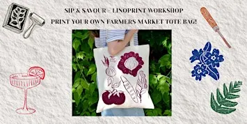 Sip & Savour: Lino Print Tote Bag Workshop
