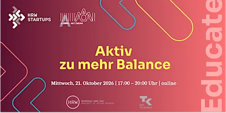 HRWEducate x HRWAlumni: Aktiv zu mehr Balance