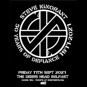 Steve Ignorant at The Deers Head Belfast 17/9/27