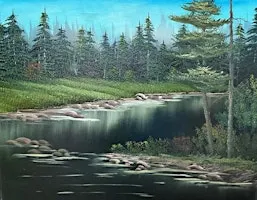 Bob Ross: Around the Bend