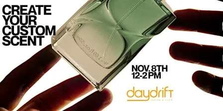 Create your own custom scent @ Day Drift Books & Cafe