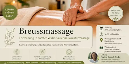 Breussmassage – sanfte Wirbelsäulenbehandlung