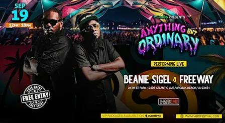 ABO Fest 2026 "Anything But Ordinary" feat Beanie Sigel & Freeway
