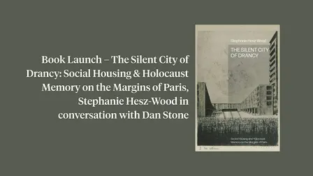 Book Launch – The Silent City of Drancy
