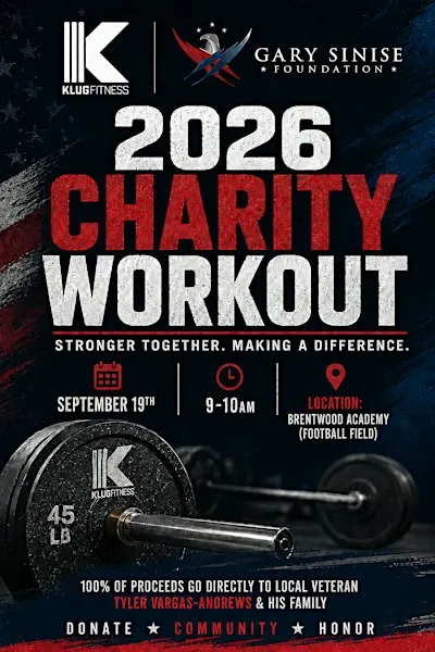 Klug Fitness Charity Workout 2026
