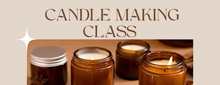 Candle making class at The Vineyard at Hershey