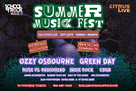 SCHOOL OF ROCK MCALLEN - SUMMER MUSIC FEST