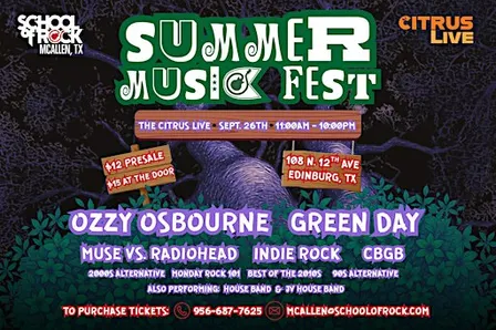 SCHOOL OF ROCK MCALLEN - SUMMER MUSIC FEST