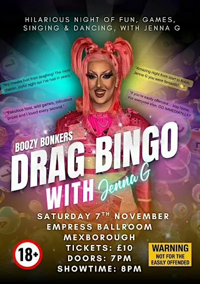 Jenna G Boozy Bingo