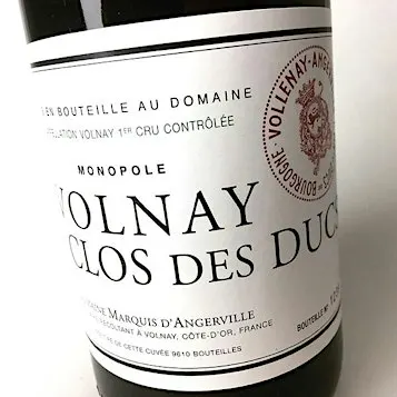 Pressoir Dinner: Domaine Marquis d'Angerville
