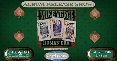 Mike Verge Album Release with special guest Daydream