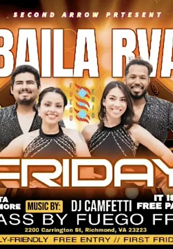 (August CANCELLED) Bailamos RVA Latin Social at Second Arrow