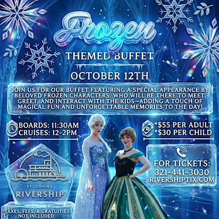 Frozen Themed Character Buffet Cruise
