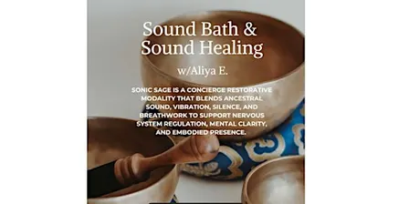 Sound Bath & Sound Healing