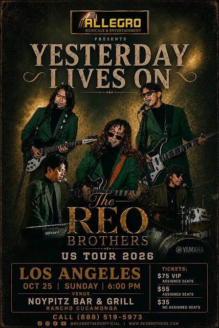 The REO Brothers  of Tacloban- LOS ANGELES, CA