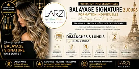 Formation Balayage Professionnel 2 Jours à Paris | LAR 21 Academy