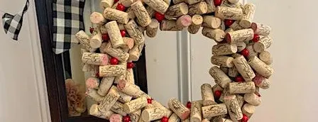Cork Wreath class at The Vineyard at Hershey